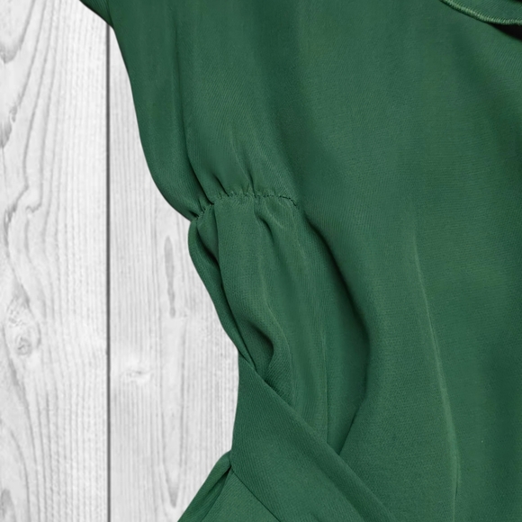 Green Dress with Ruffles - Picture 6 of 9